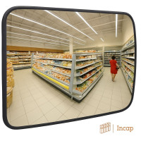 Сферичне дзеркало безпеки 45x80 см
