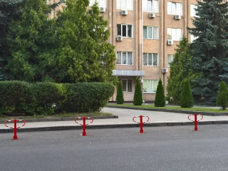 Парковочные барьеры Бабочка частная парковка