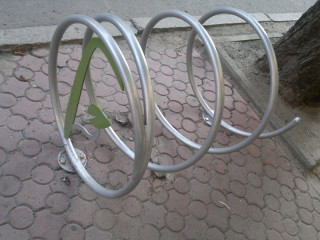 Велопарковка Спиралька