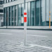 Купить Столбик оградительный 76 мм, круглый, оцинкованный, высота 90 см в Киеве, Харькове, Одессе, Днепре, Львове