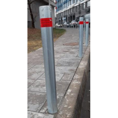 Парковочные столбики металлические нержавеющие Ø76 ↕750 ❸мм 