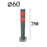 Дорожный столбик для ограждения парковки Ø60 ↕750 мм 