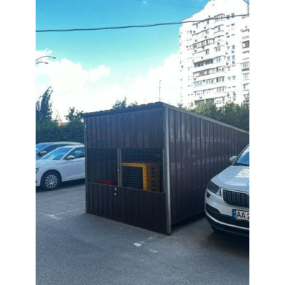 Универсальный бокс для генератора из профлиста с вентиляцией
